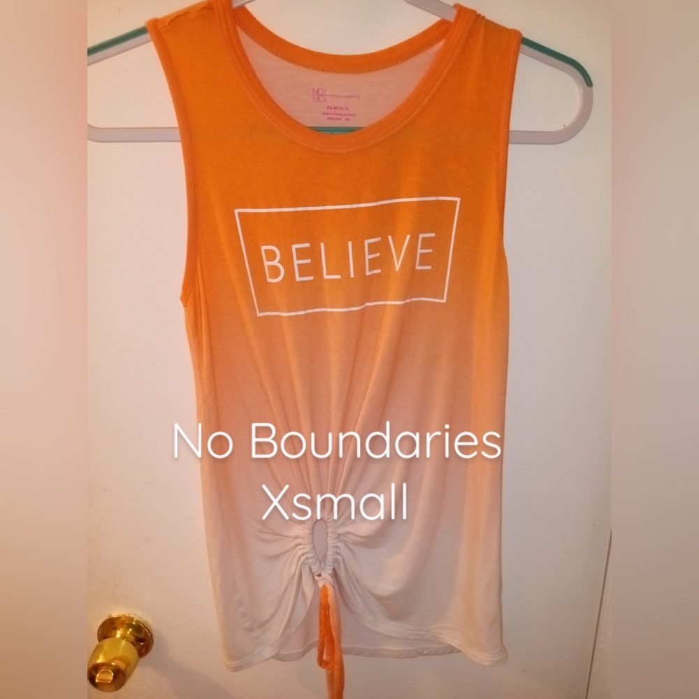 No Boundaries XS Believe Tank